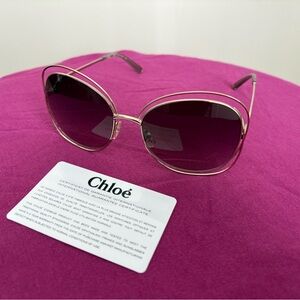 CHLOÉ Oversize frame sunglasses